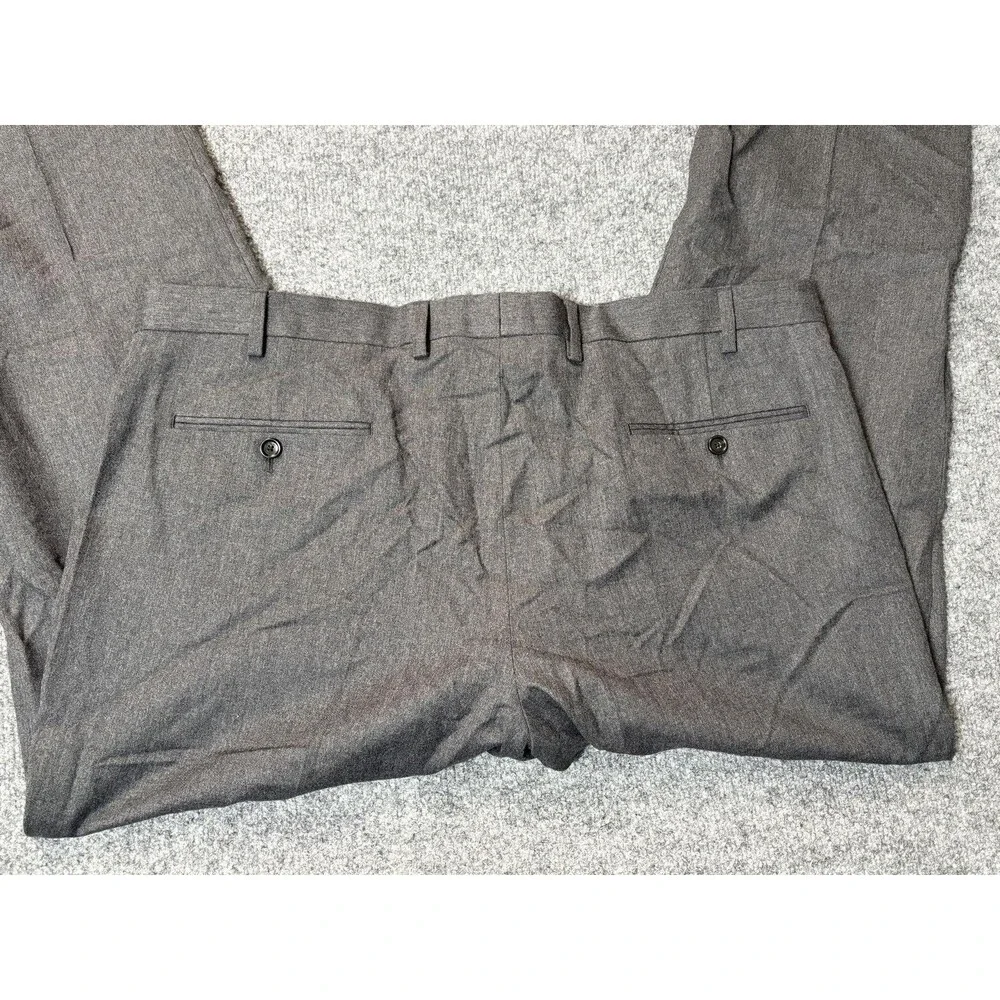 J.CREW Dress Pants Mens 42x32 Gray Ludlow Classic Fit Cotton Wool Lined Business